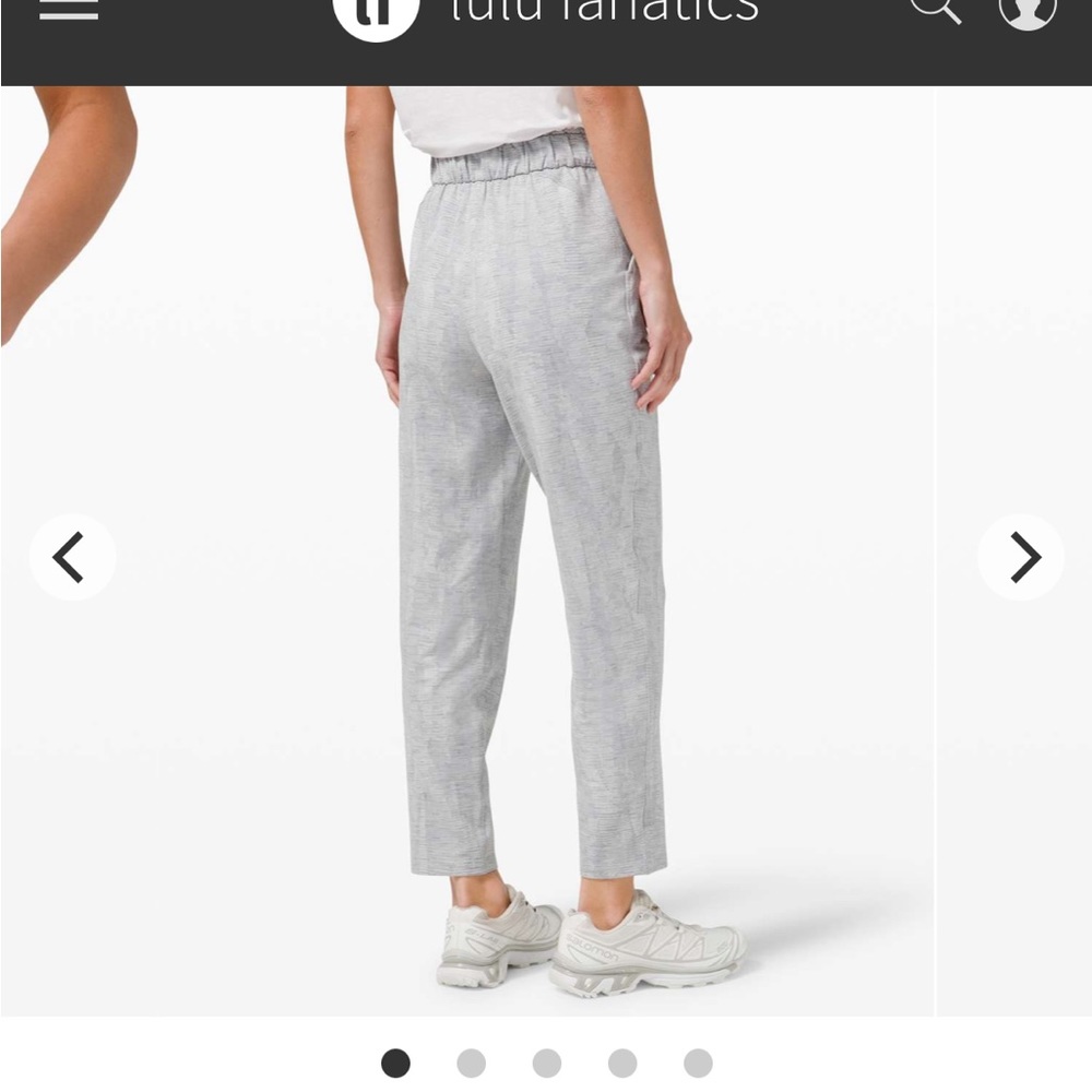 Lululemon Athletica Gray Straight Leg Pants